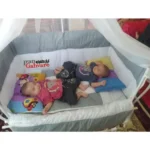 تخت و گهواره برقی کنار مادر سودا