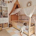 كلبه چوبى نرده مستطيل كد A