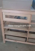 دراور ٨ كشو چوبى حصيرى كد B