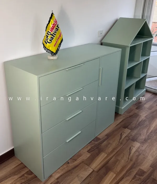 دراور بزرگ با ٤ كشو كمد كنارى عرض ١٢٠ و ارتفاع ١٠٠