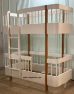 تخت دو طبقه چوبی مدرن