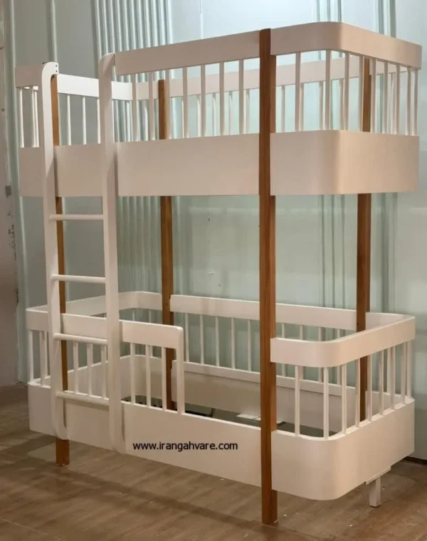 تخت دو طبقه چوبی مدرن