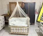 تخت گهواره کنار مادر پلای وود (چوب چندلایه) تاشو