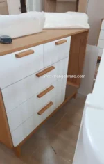 دراور دور چوب لبه گرد عرض ١٢٠ (دراور بزرگ) ٥ كشو با يك كمد جانبى