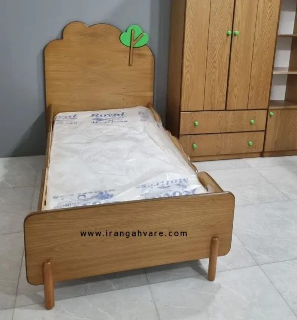 تخت نوجوان CNC طرح درخت ایران گهواره