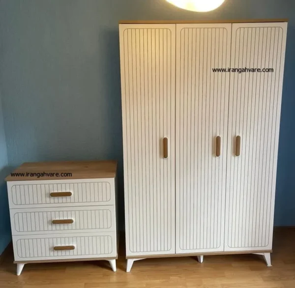 tree-door-wardrobe-and-tree-drawer-set ست کمد و دراور کد D