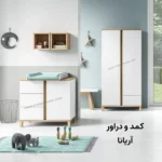 کمد دو درب یک کشو کودک مدل آریانا
