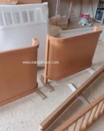 ست تخت و دراور چوبی و حصیری