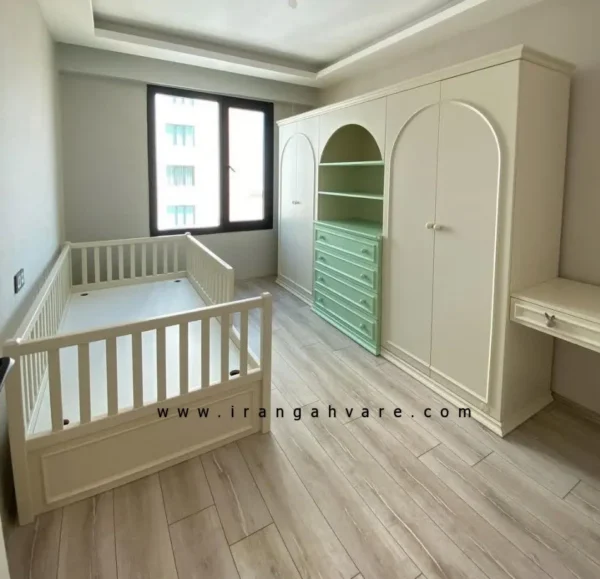 wooden-bedroom-set-kids-teen ست سرويس اتاق كودك نوجوان ٤ تيكه كد G