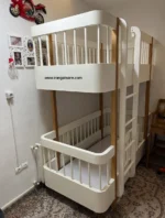 تخت دو طبقه چوبی مدرن
