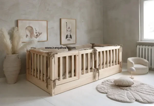 تخت مونته سورى نرده مستطيل
