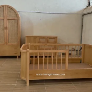 تخت نوجوان خم دار مدل دنیز