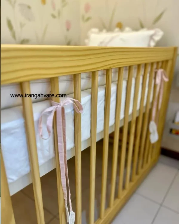 تخت کودک ایکیایی لبه گرد