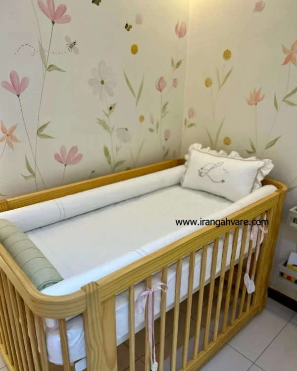 تخت کودک ایکیایی لبه گرد