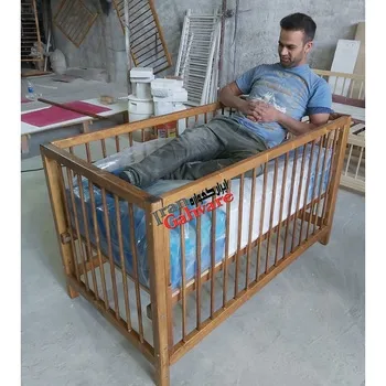 تخت کودک سوفی (تمام چوب روسی) (8) تخت کودک سوفی (تمام چوب روسی)
