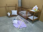 تخت کودک طرح ایکیا با چوب روسی