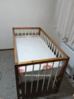 تخت کودک طرح ایکیا با چوب روسی