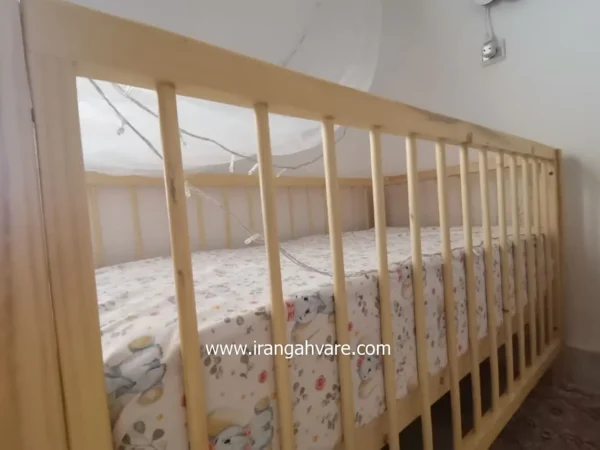 تخت کودک طرح ایکیا با چوب روسی