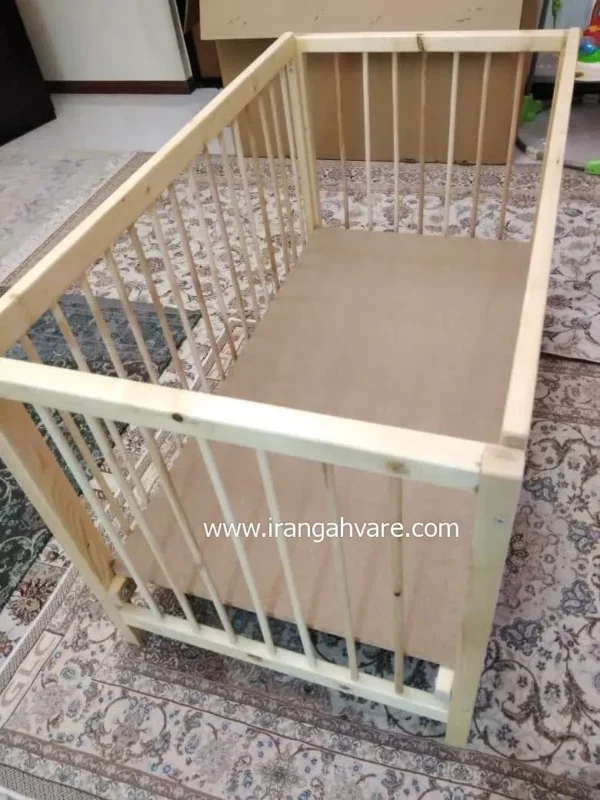 تخت کودک طرح ایکیا با چوب روسی