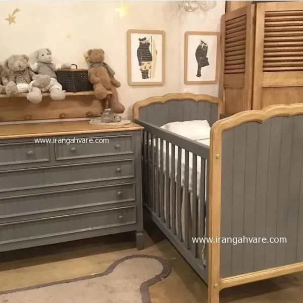 تخت كودك مدل كلاسيك كد B