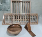 تخت کودک چوبی مدل ایلیا (طرح ایکیا)