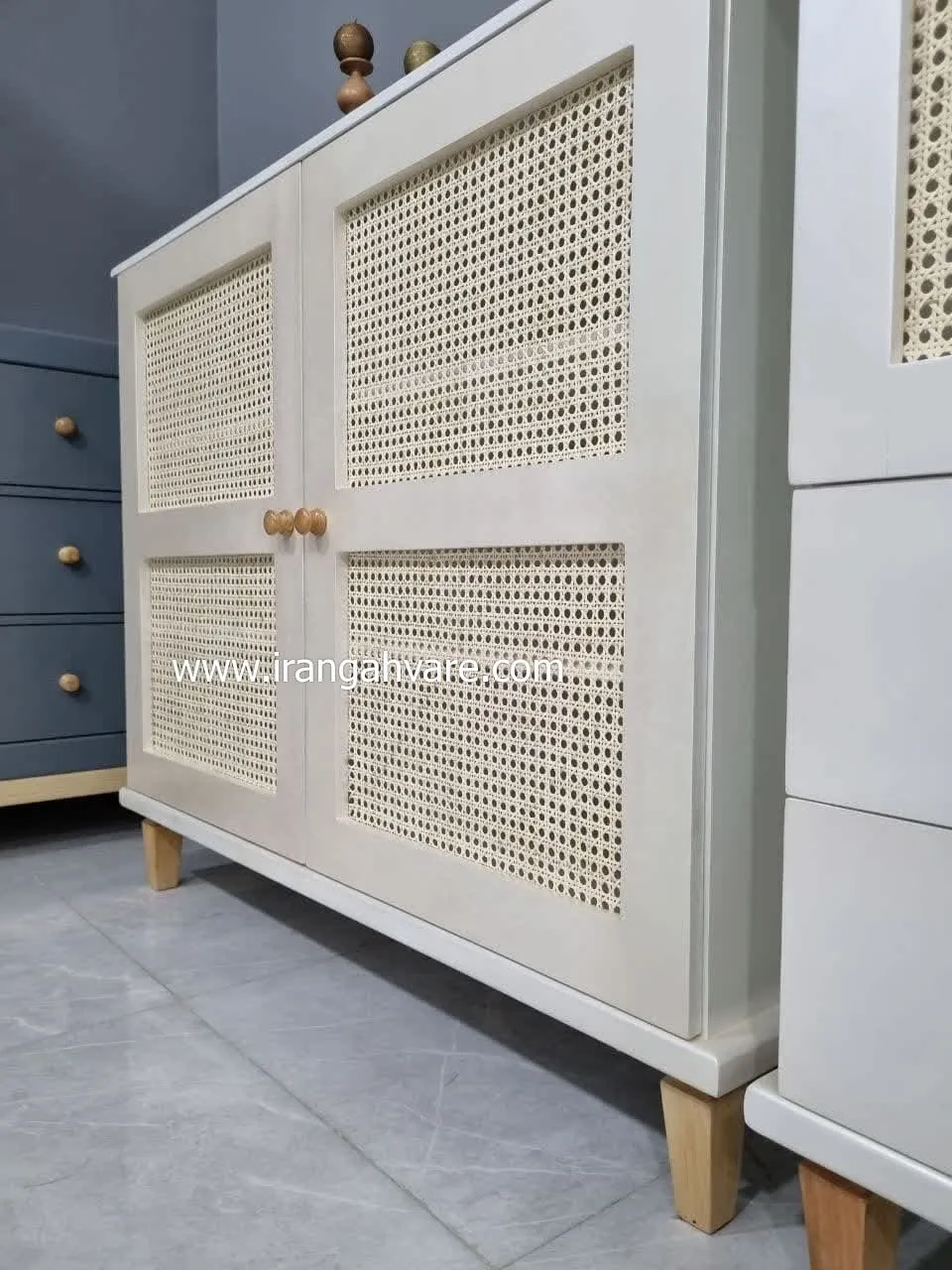 دراور 4 کشو حصیری