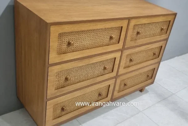 دراور 6 کشو حصیری
