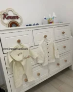 دراور 7 کشو درب سی ان سی شده مستطیلی قاب تونیک