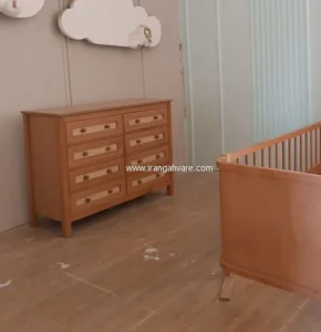 دراور ٨ كشو چوبى حصيرى كد B