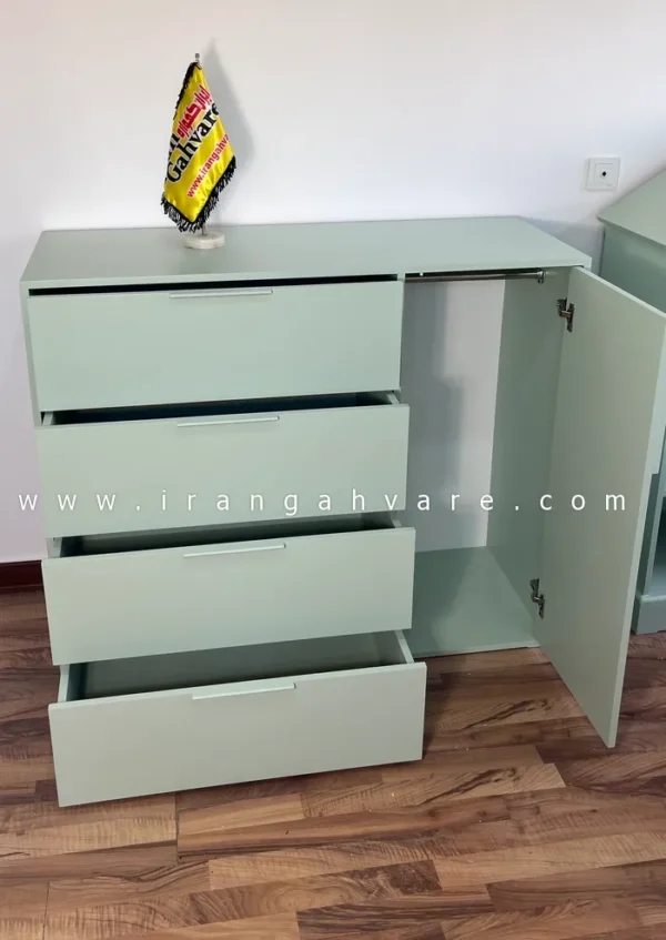 دراور بزرگ با ٤ كشو كمد كنارى عرض ١٢٠ و ارتفاع ١٠٠