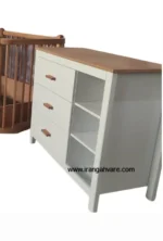 دراور چوبی 3 کشو همراه با 3 طاقچه