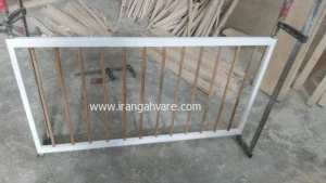 تخت گهواره ای کنار مادر چوبی سایز بزرگ مدل آماندا