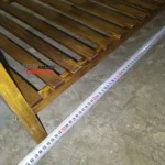 رگال چوبی لباس دو طبقه