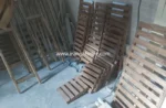 رگال چوبی لباس مدل قفسه ای پنج طبقه کد A