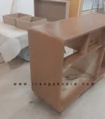 ست دو تيكه تخت مونته سورى منحنى و دراور چوب و حصير