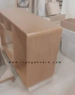 ست دو تيكه تخت مونته سورى منحنى و دراور چوب و حصير