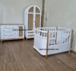 سرويس ٣ تيكه چوبى حصيرى كد M