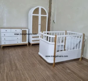 سرويس ٣ تيكه چوبى حصيرى كد M