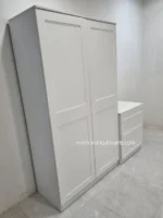 سرویس خواب کودک مدل آیسن کمد و دراور دستگیره مگنتی