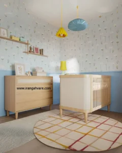 سرویس ٢ تيكه چوبى حصيرى كد k