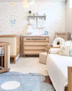 سرویس ٢ تيكه چوبى حصيرى كد k
