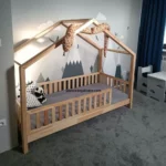 كلبه چوبى نرده مستطيل كد B