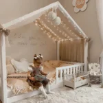 كلبه چوبى نرده مستطيل كد B