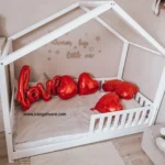 كلبه چوبى نرده مستطيل كد B