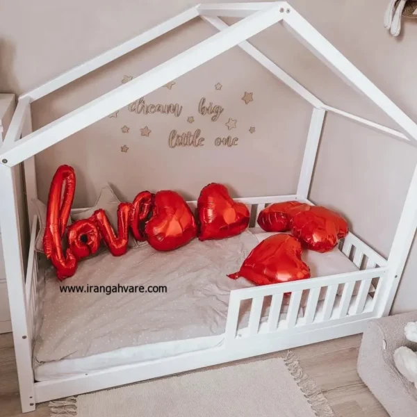 كلبه چوبى نرده مستطيل كد B