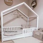 كلبه چوبى نرده مستطيل كد B