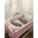 گهواره چوبی برقی نارسیس سایز 120 در 80 سانت