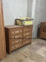دراور ٨ كشو چوبى حصيرى كد B