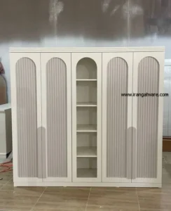 كمد 4 در كد C با ويترين وسط و دراور مخفى
