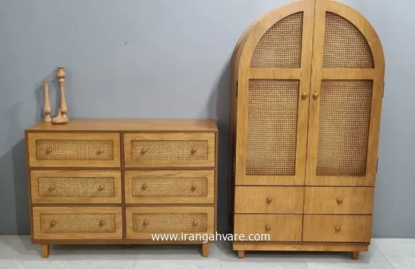 کمد حصیری گنبدی 4 کشو